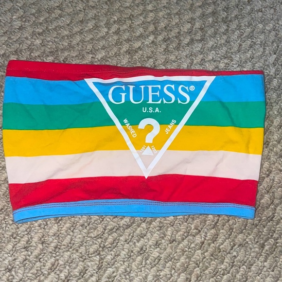 Guess Tops - GUESS strapless top (tube top)